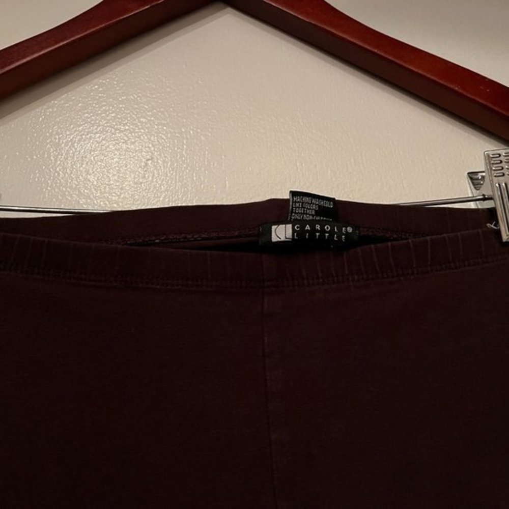 Brown Leggings by Carol Little - Size Large - Picture 4 of 6